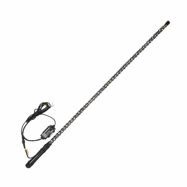 דגל לד קצר+תושבת קפיץ גדולה UTV